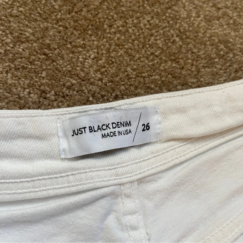 White Wide Leg Jeans - Picture 3 of 3